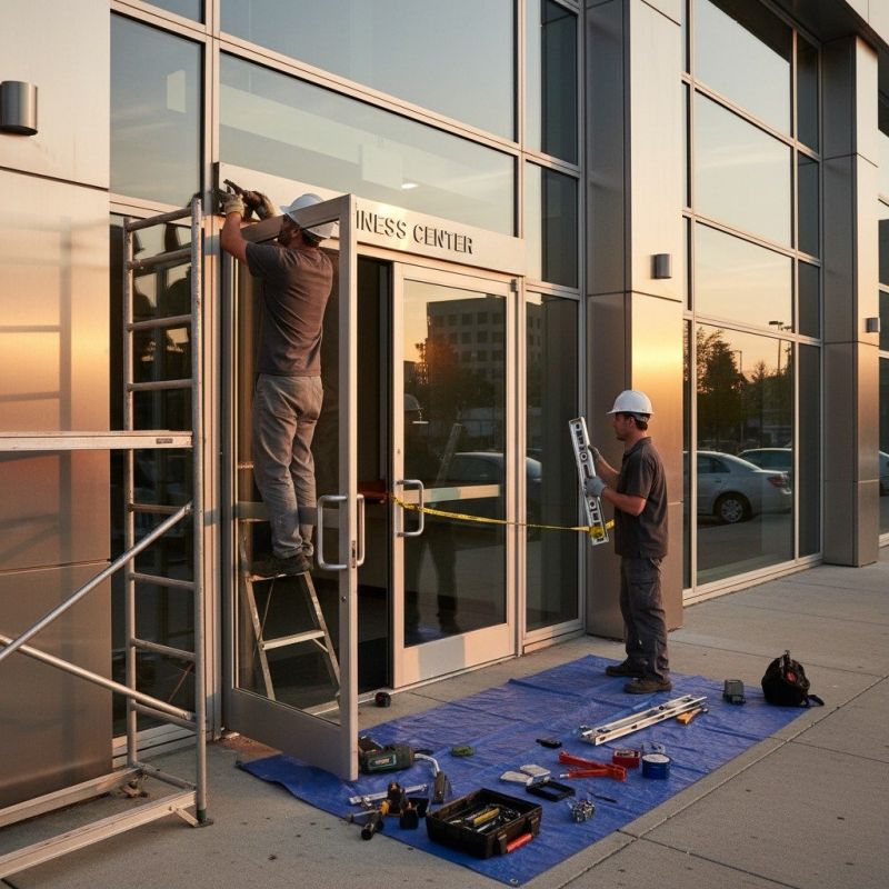 Contact About Commercial Entry Door Repair